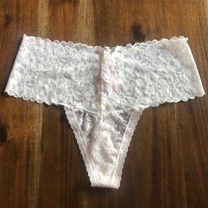 Brand New White Lace Thong